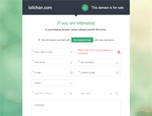 Tablet Screenshot of lolichan.com